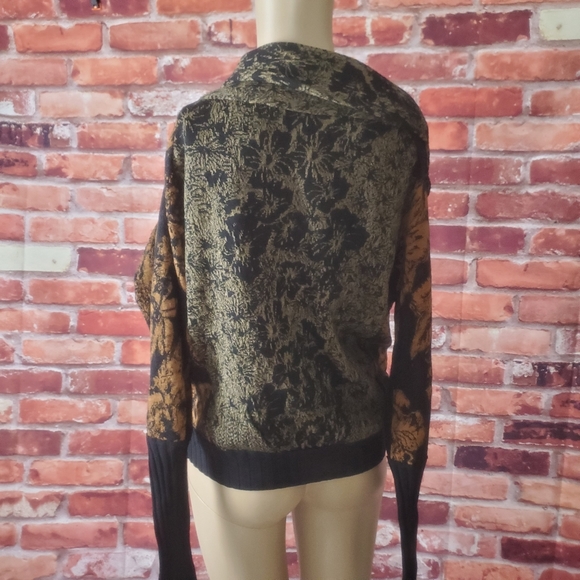 Free People Botanical Off Shoulder Sweater Small - Picture 6 of 7